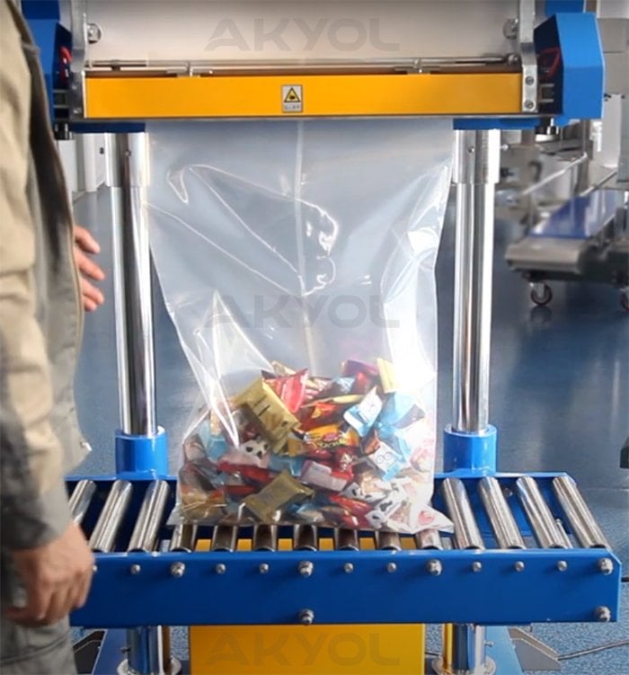 pedallı poşet yapıştırma makinası