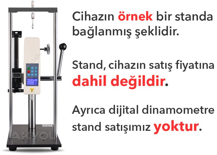 HF 500 dijital kuvvet ölçer