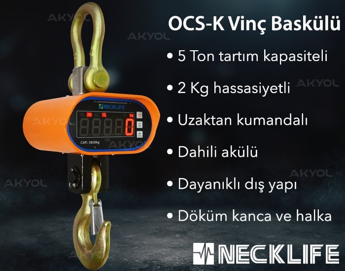 Necklife OCS-K 5 tonlun kantar