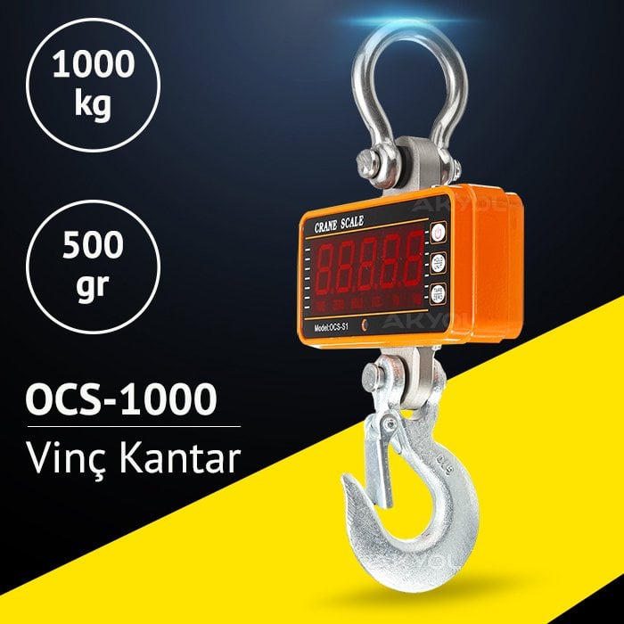 ocs 1000 vinç kantarı