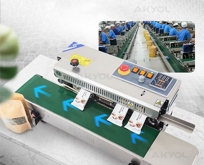 hualian frb 770ii poşet yapıştırma makinası