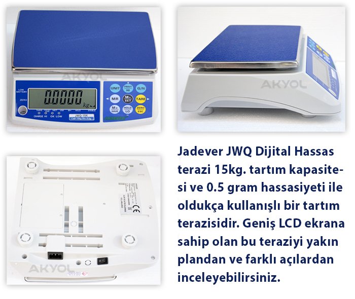 Jadever Jwq dijital hassas Terazi