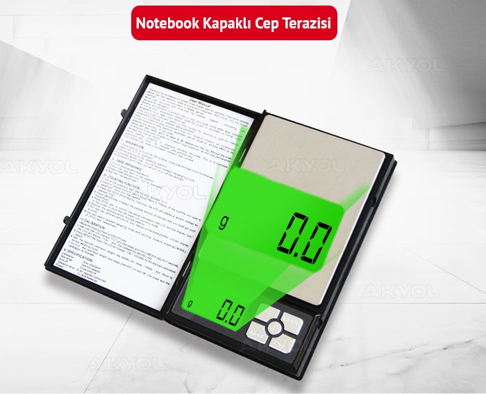 Notebook Cep Terazisi