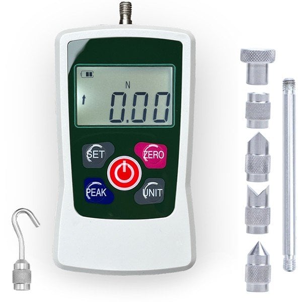 AMF-500 Dijital İtme Çekme Kuvveti Ölçer | 500 Newton | 0,1N | Tek Bağlantılı