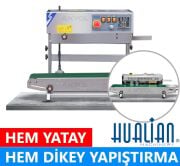 Hualian FRB 770 II Otomatik Folyo ve Yürüyen Bantlı Naylon Yapıştırma Makinası | Hem YATAY Hem DİKEY